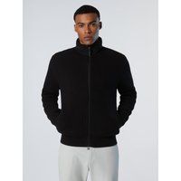Herren Strickjacke mit durchgehendem Reißverschluss