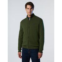 Strickjacke mit Reißverschluss aus Kaschmirgemisch