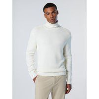 Herren Rollkragenpullover mit Rippstrick