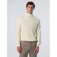 Gerippter Rollkragenpullover