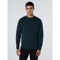 Klassischer Strickpullover mit Rundhalsausschnitt