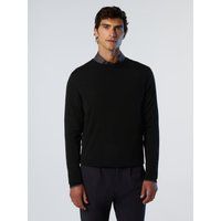 Klassischer Strickpullover mit Rundhalsausschnitt