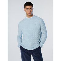 Zopfmuster Rundhals Pullover