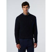 Zopfmuster Rundhals Pullover