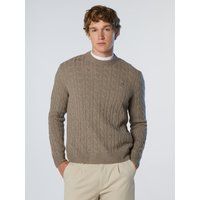 Zopfmuster Rundhals Pullover