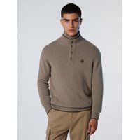 Herren Pullover mit Knopfleiste aus Kaschmirmischung