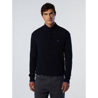 Herren Pullover mit Knopfleiste aus Kaschmirmischung
