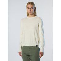 Klassischer Kaschmir-Mischpullover mit Rundhalsausschnitt