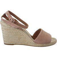 Espadrille Keilsandalette mit Knöchelriemen