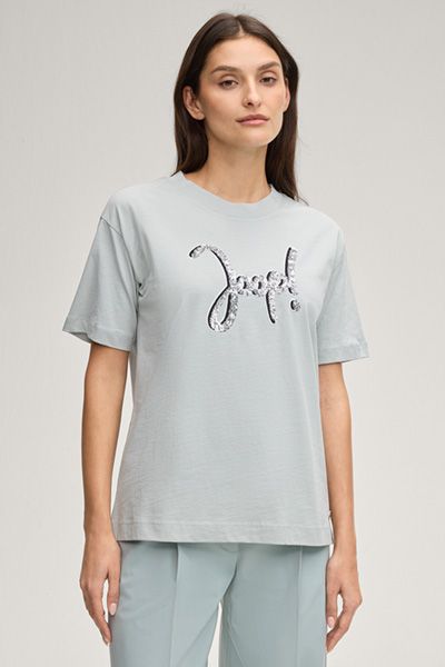 Joop! Toraya T-Shirt in Hellblau mit Logo-Design