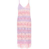 IZIA Kleid Frauen rosa mehrfarbig