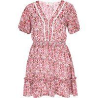 IZIA Kleid Frauen rosa mehrfarbig