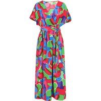 IZIA Kleid Frauen rosa mehrfarbig