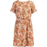 usha Kleid Damen Orange Hellgelb