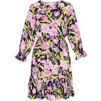 usha Kleid Frauen Marineblau Mehrfarbig