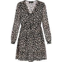 Faina Kleid Frauen cremeweiß schwarz