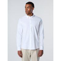 Klassisches weißes Oxford Button-Down-Hemd