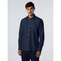 Klassisches weißes Oxford Button-Down-Hemd