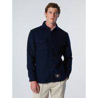 Schweres Flanell-Overshirt mit Taschen