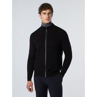 Herren Strickjacke mit durchgehendem Reißverschluss