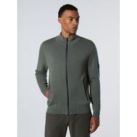 Herren Strickjacke mit durchgehendem Reißverschluss