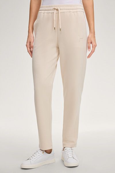 Joop! Twinka Creme Sweatpants mit Tunnelzug und Logo