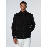Hybrid Jacke mit wattierter Vorderseite