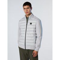 Hybrid Jacke mit wattierter Vorderseite