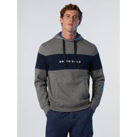 Bio-Baumwoll Hoodie mit Farbblockdesign