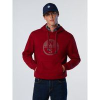 Kapuzenpullover mit entspanntem Logo-Print