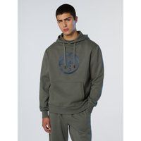 Kapuzenpullover mit entspanntem Logo-Print