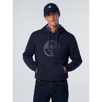 Kapuzenpullover mit entspanntem Logo-Print