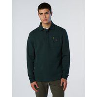 Langarm-Piqué-Poloshirt