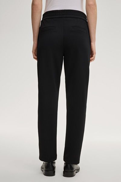 Jopp Schwarze Jogginghose aus Tech-Baumwollmischung mit vorderen Nähten