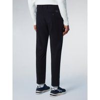 Schmal geschnittene Stretch-Baumwoll-Chinohose