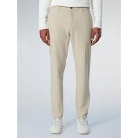 Schmal geschnittene Stretch-Baumwoll-Chinohose