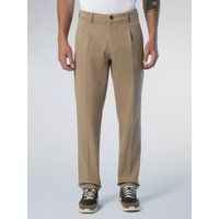 Baumwoll-Gabardine-Chinos mit Bundfalten