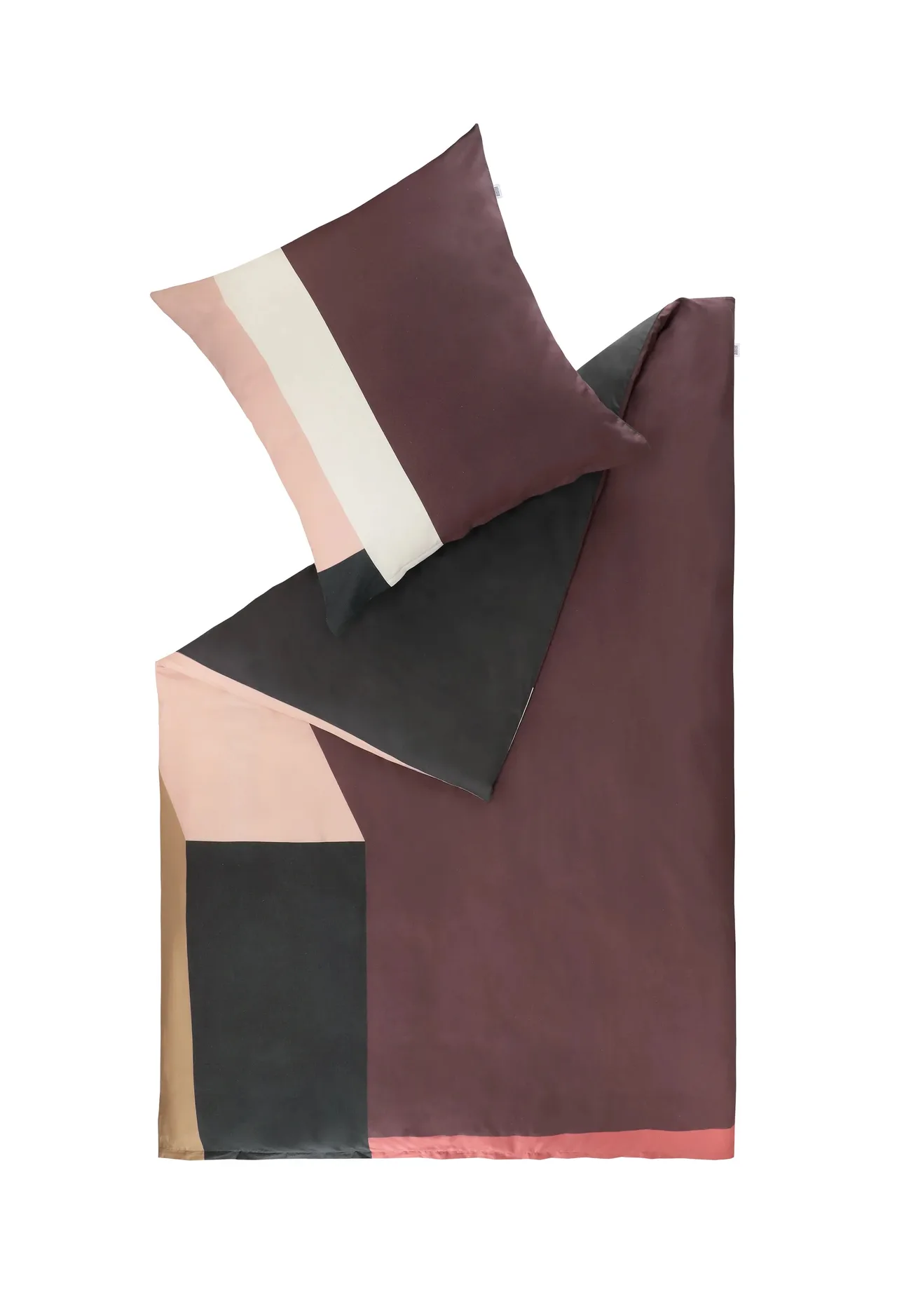SCHÖNER WOHNEN KOLLEKTION Satin-Bettwäsche "Jolie", rot, 135X200