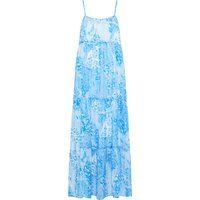 IZIA Maxikleid Damen blau weiss