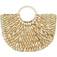 IZIA Handtasche Handtasche Frauen Dunkelbeige Offwhite