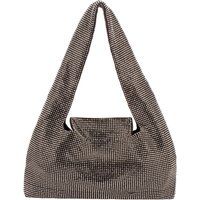 Faina Schultertasche aus Kristallen Damen schwarz