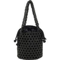IZIA Bucket Bag aus Perlen Damen schwarz