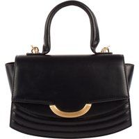 Strukturierte Henkeltasche mit Griff