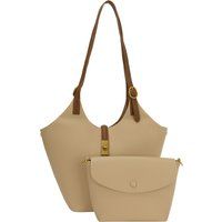 usha 2-IN-1-Tragetaschen-Set 2-IN-1-Tragetaschen-Set Frauen Beige