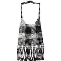 FELIPA Handtasche Damen schwarz melange