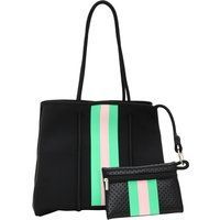 Faina Handtasche Damen Schwarz Mehrfarbig
