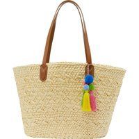 IZIA Einkaufstasche Einkaufstasche Frauen Beige