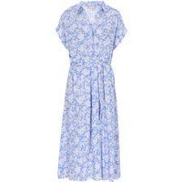 Midi-Hemdkleid mit Blumenmuster