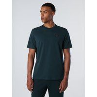 Klassisches Stretch-Jersey T-Shirt mit Rundhalsausschnitt