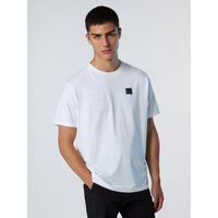 Klassisches Stretch-Jersey T-Shirt mit Rundhalsausschnitt